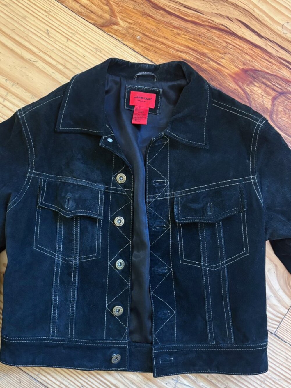 Jane Doe Black Suede Jacket